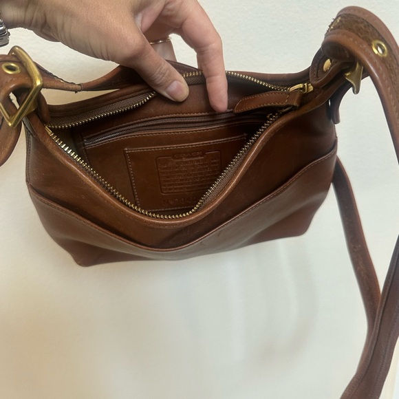 Brown Leather Shoulder Bag - Picture 7 of 12